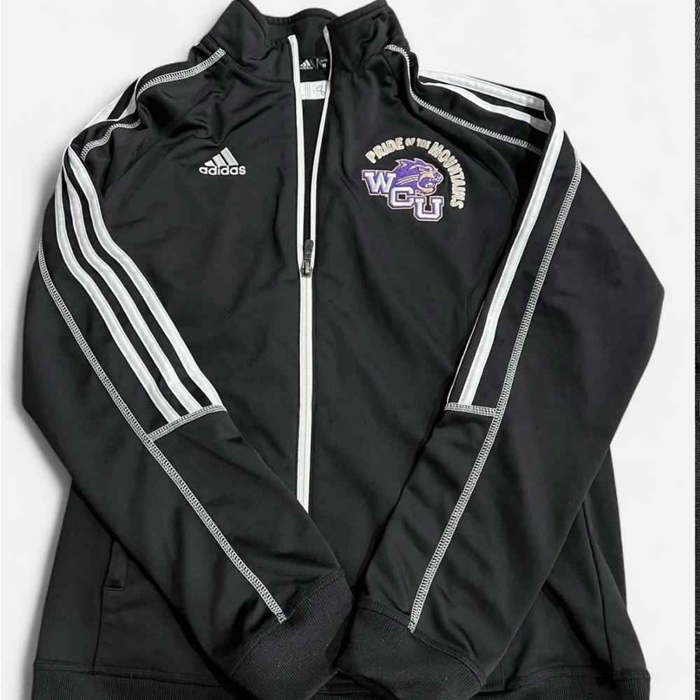 Western Carolina Adidas Jacket Unisex Medium Black &White